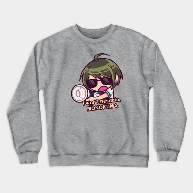 Komaru Naegi (I won't hesitate) Crewneck Sweatshirt by OkiComa